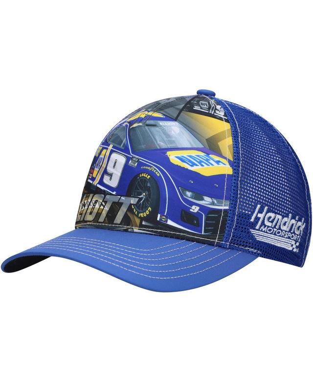 Hendrick Motorsports Team Collection Mens Blue Chase Elliott Driver Car Trucker Adjustable Hat Product Image