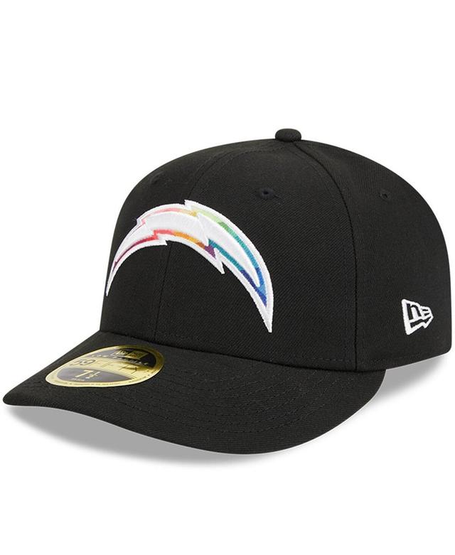 Mens New Era Black Los Angeles Chargers 2023 NFL Crucial Catch Low Profile 59FIFTY Fitted Hat Product Image