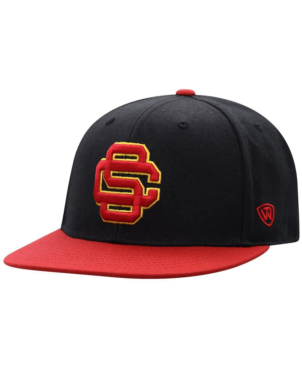 Mens Top of the World /Cardinal USC Trojans Team Color Two-Tone Fitted Hat Product Image