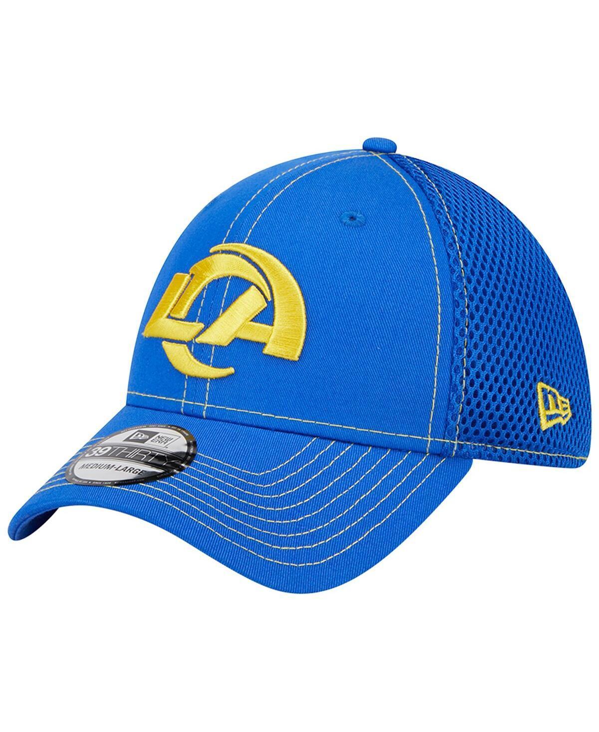 Mens New Era Royal Los Angeles Rams Team Neo Pop 39THIRTY Flex Hat Product Image