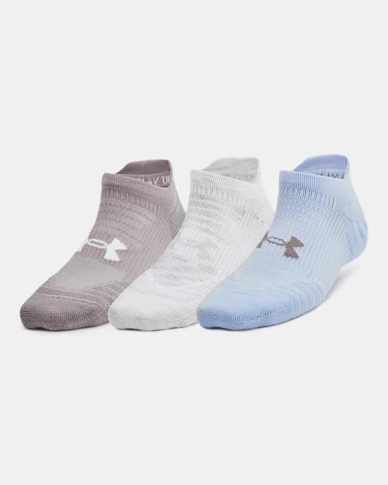 Womens UA Play Up 3-Pack No Show Tab Socks Product Image