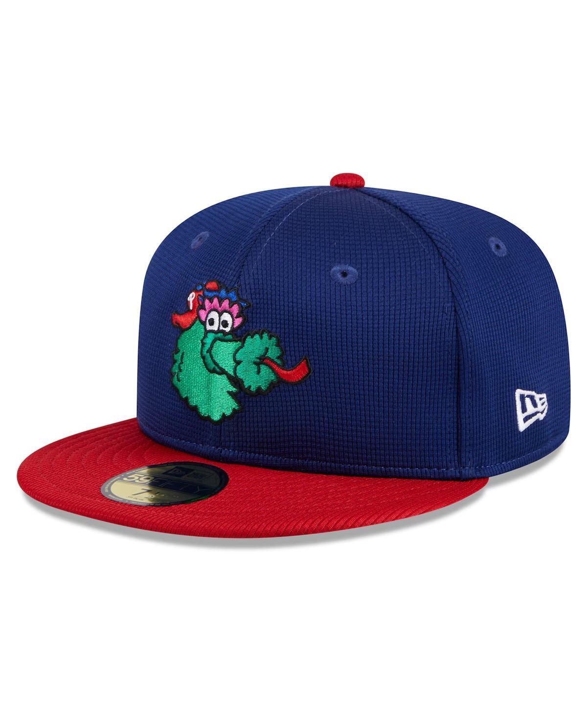 Mens New Era Philadelphia Phillies 2024 Batting Practice 59FIFTY Fitted Hat Blue Product Image