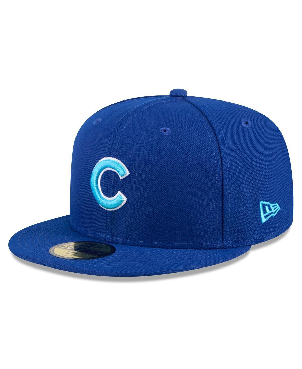 New Era Mens Royal Chicago Cubs 2024 Fathers Day 59FIFTY Fitted Hat Product Image