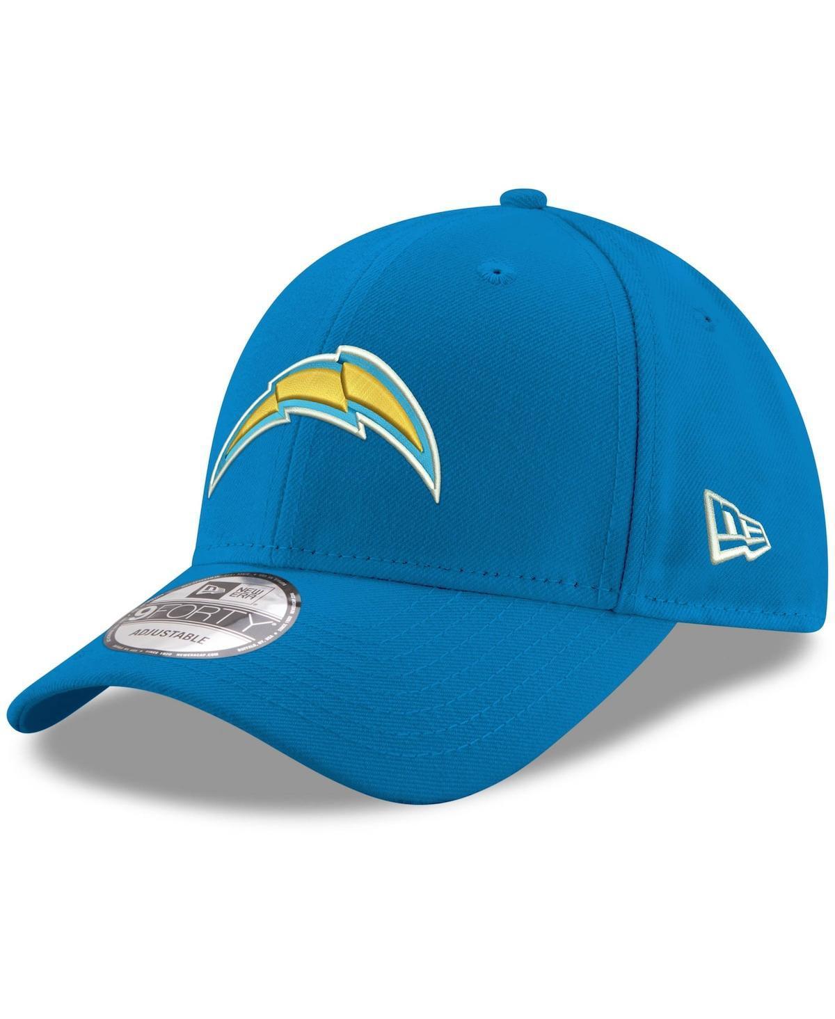 Mens New Era Powder Blue Los Angeles Chargers The League Logo 9FORTY Adjustable Hat Product Image