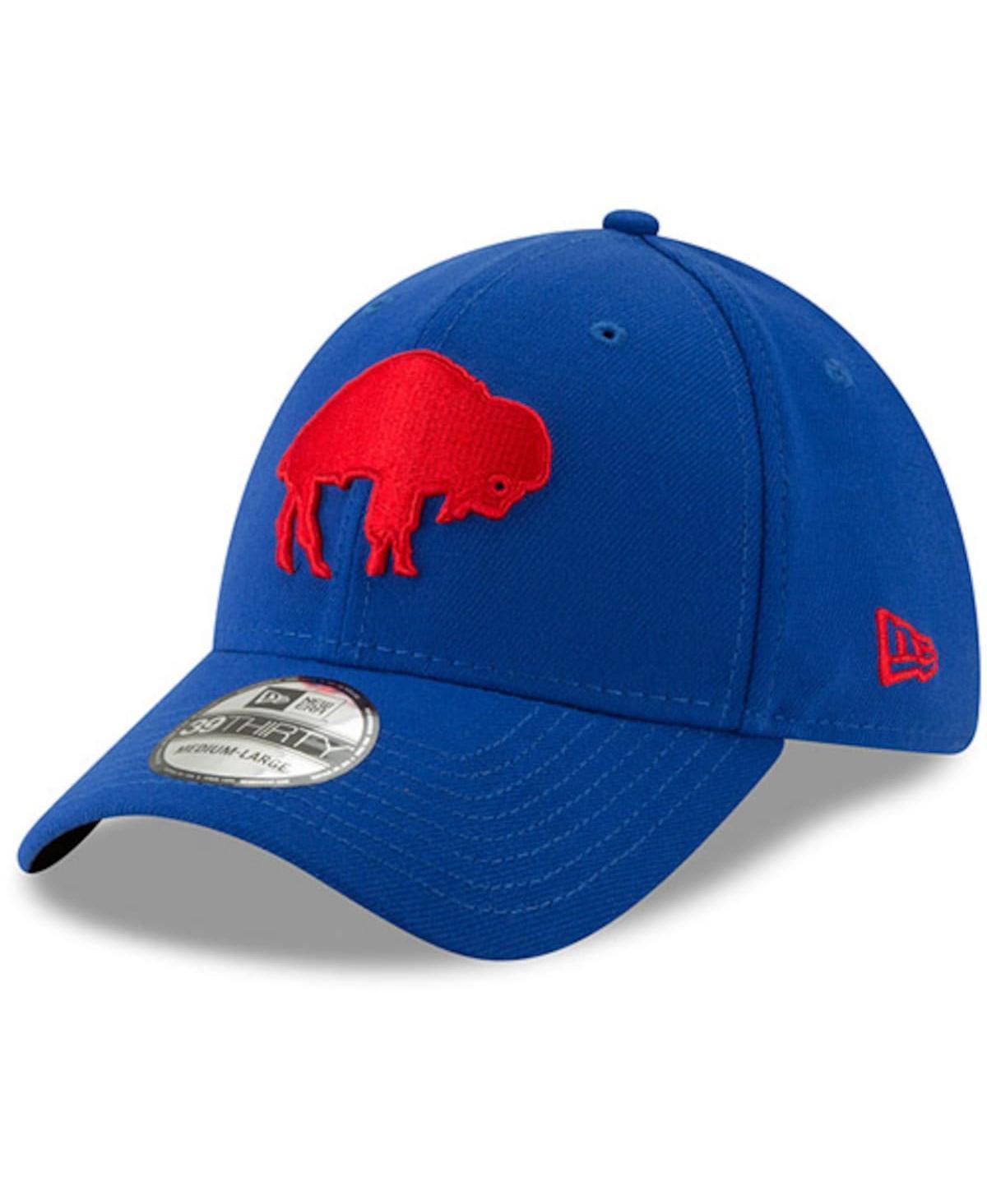 Mens New Era Royal Buffalo Bills Team Classic Throwback 39Thirty Flex Hat Product Image