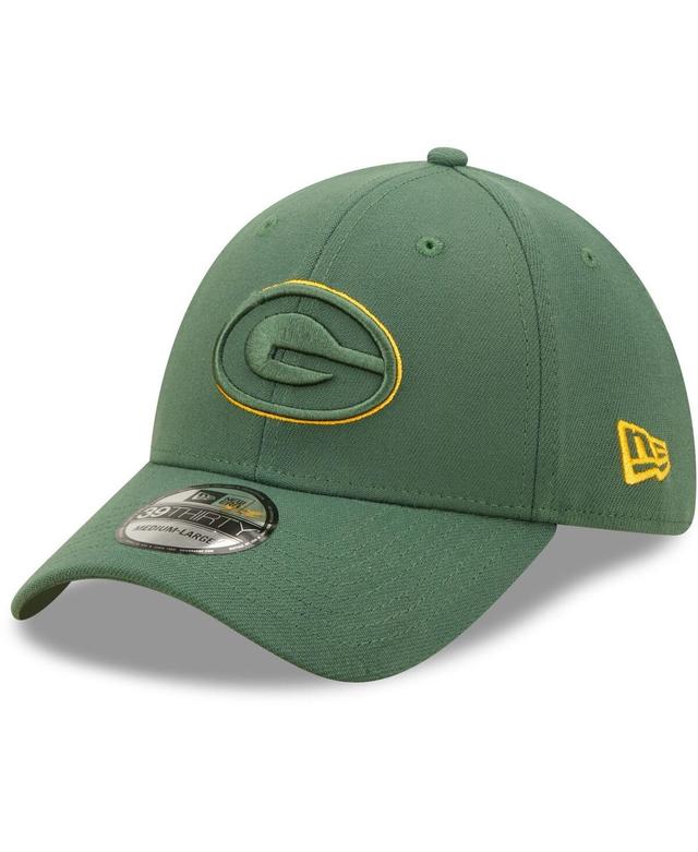 Mens New Era Green Green Bay Packers Elemental 39THIRTY Flex Hat Product Image