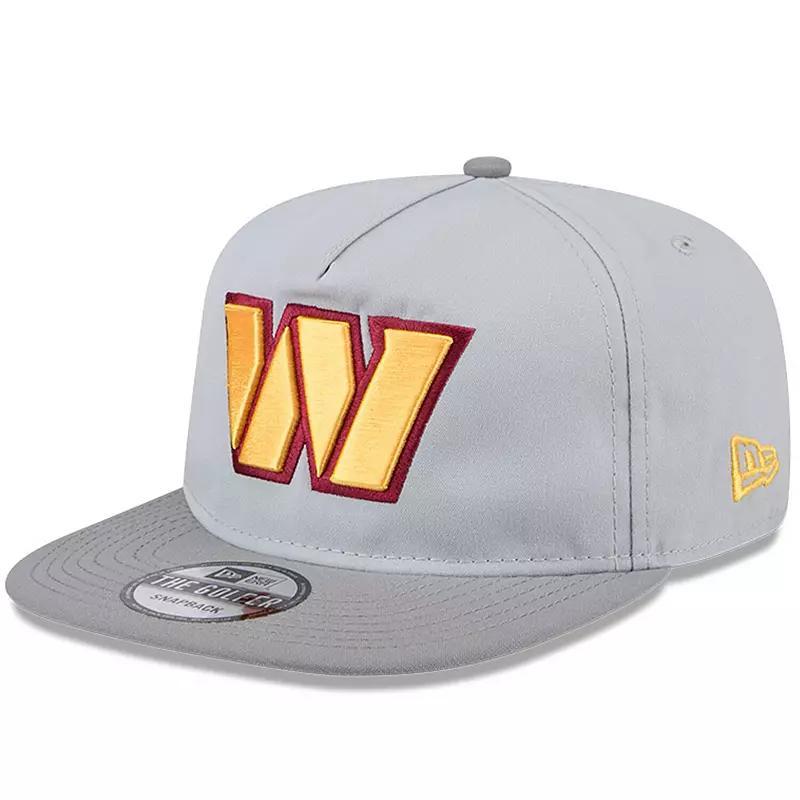 Mens New Era Gray Washington Commanders 2024 NFL Training Camp Golfer Snapback Hat Product Image