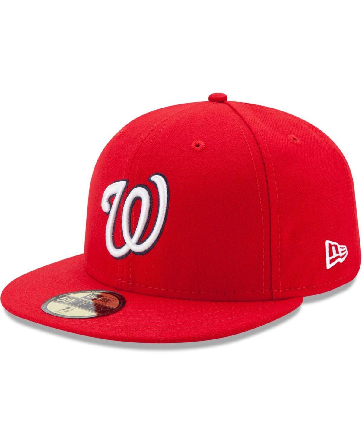 Mens New Era Washington Nationals Game Authentic Collection On-Field 59FIFTY Fitted Hat Product Image