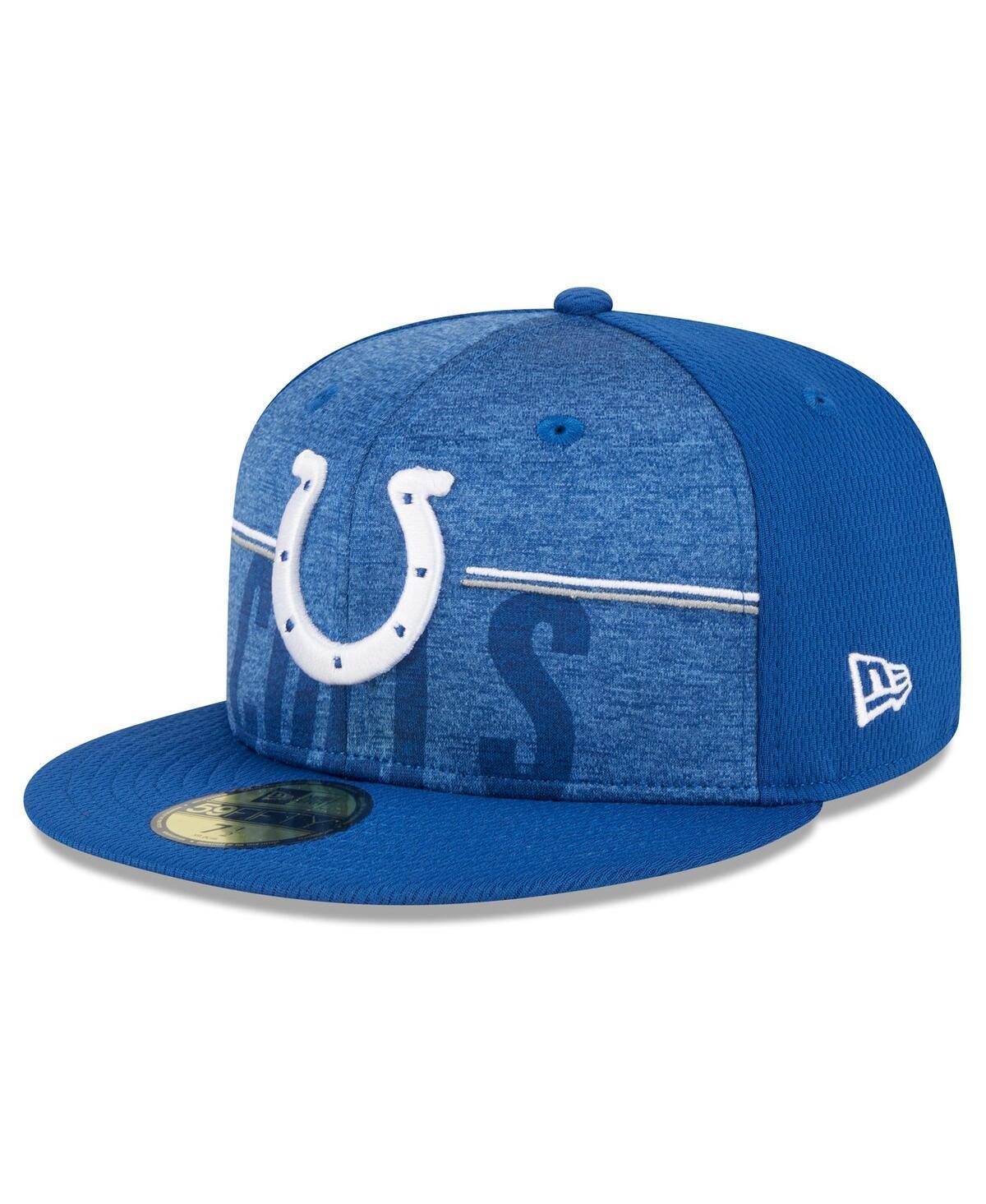 Mens New Era Royal Indianapolis Colts 2023 NFL Training Camp 59FIFTY Fitted Hat Product Image