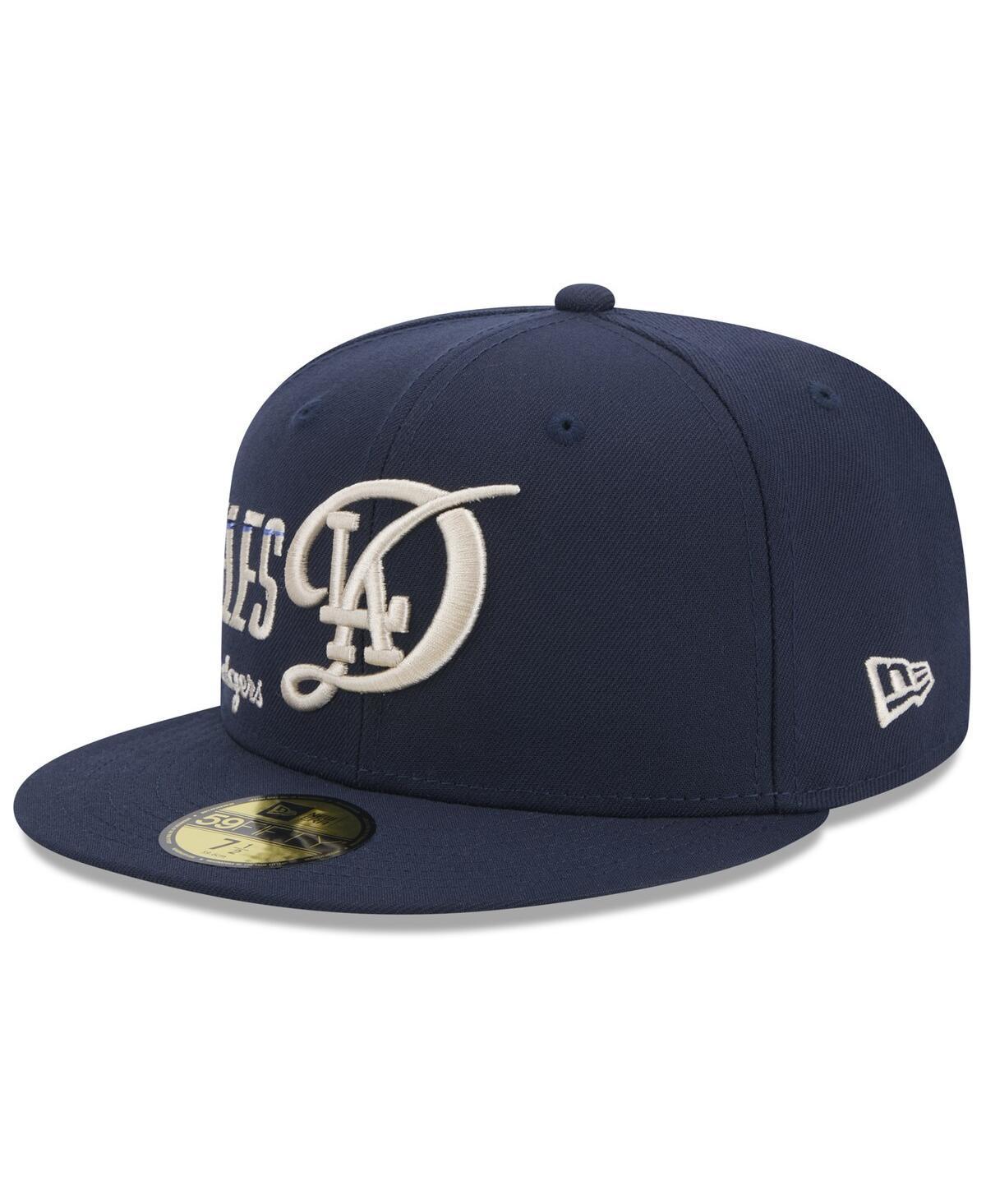 New Era Mens Navy Los Angeles Dodgers 2024 City Connect Icon 59FIFTY Hat Product Image