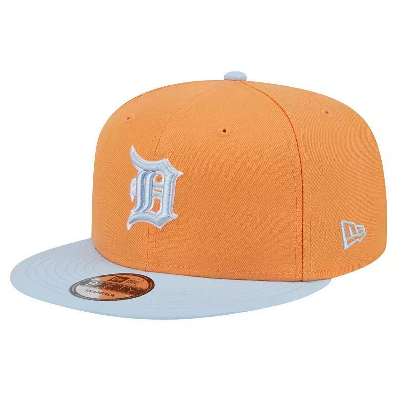 Mens New Era Detroit Tigers Spring Color Two-Tone 9FIFTY Snapback Hat Product Image