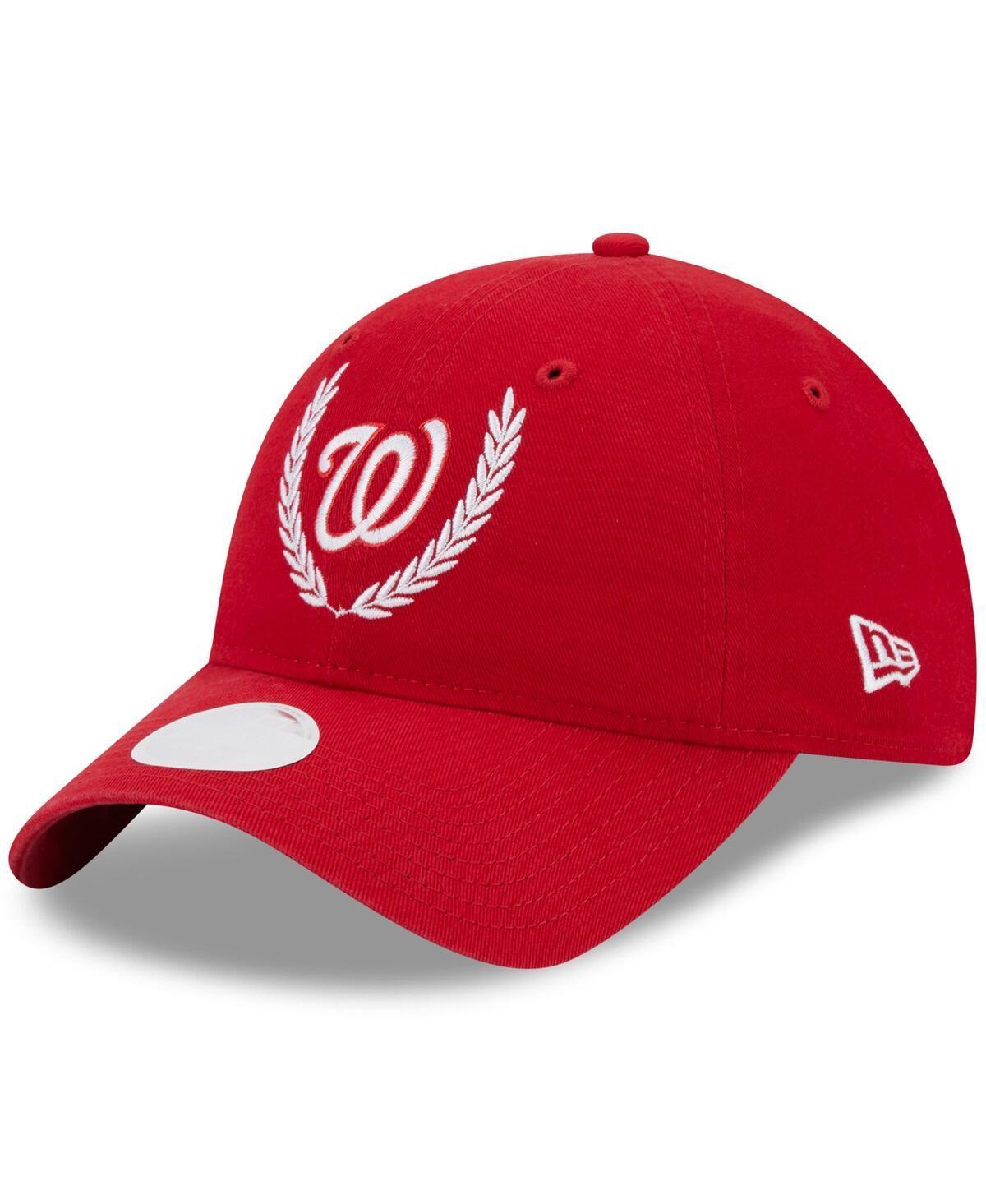 Womens New Era Washington Nationals Leaves 9TWENTY Adjustable Hat Product Image