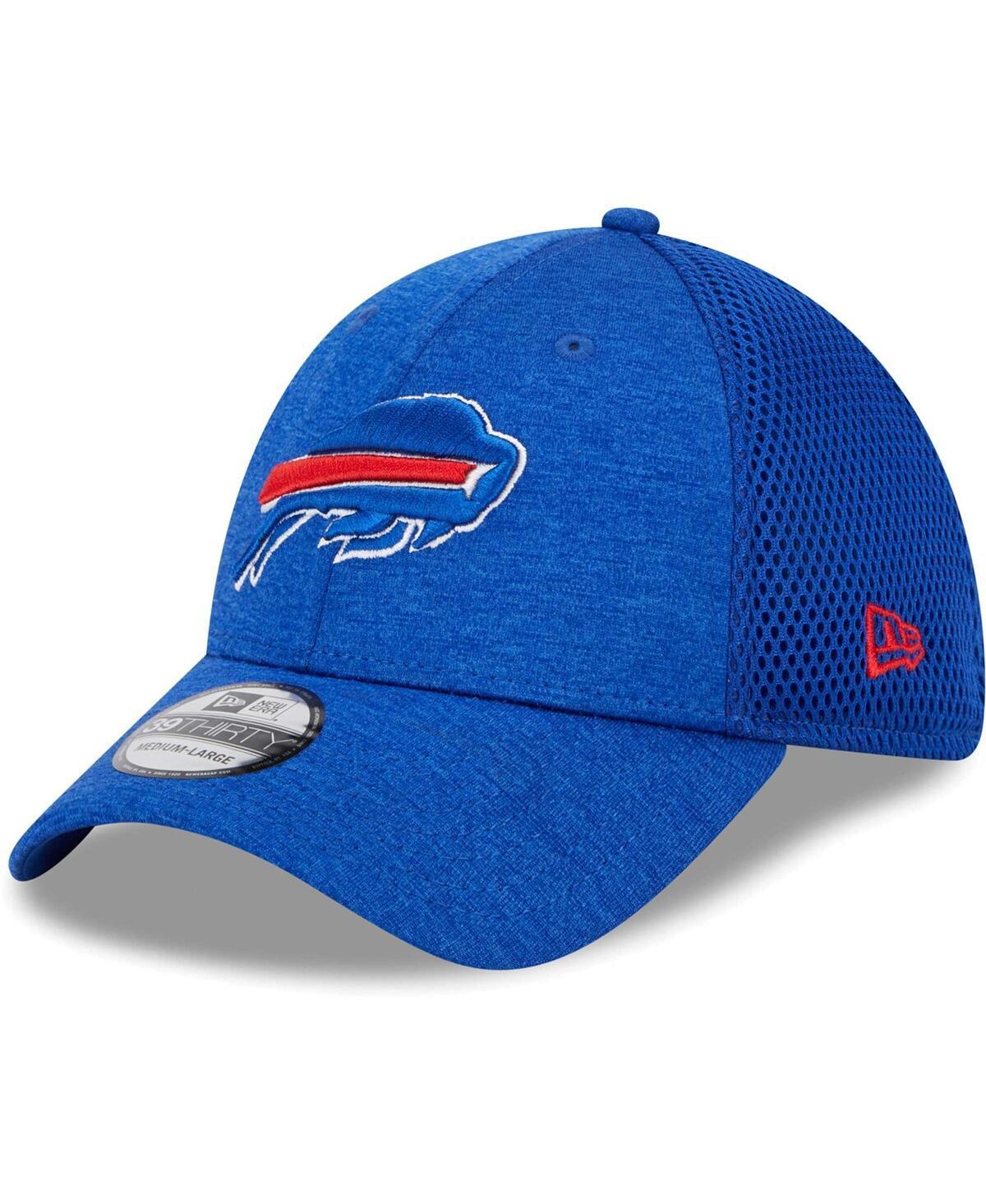 Mens New Era Royal Buffalo Bills Stripe 39THIRTY Flex Hat Blue Product Image