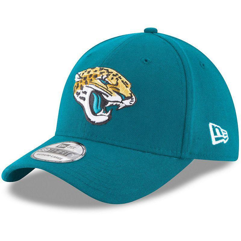 Mens New Era Teal Jacksonville Jaguars 39THIRTY Flex Team Classic Hat Product Image