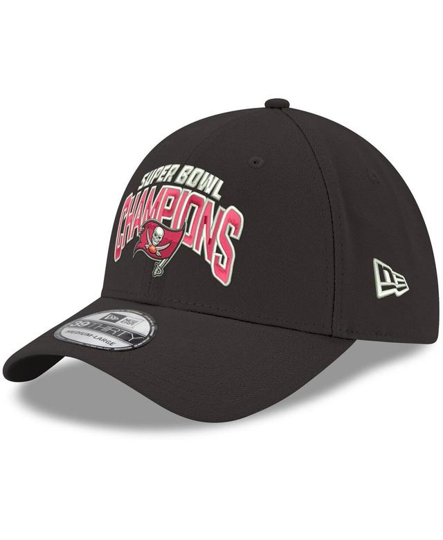 Mens Black Tampa Bay Buccaneers Super Bowl Lv Champions 39THIRTY Flex Hat Product Image