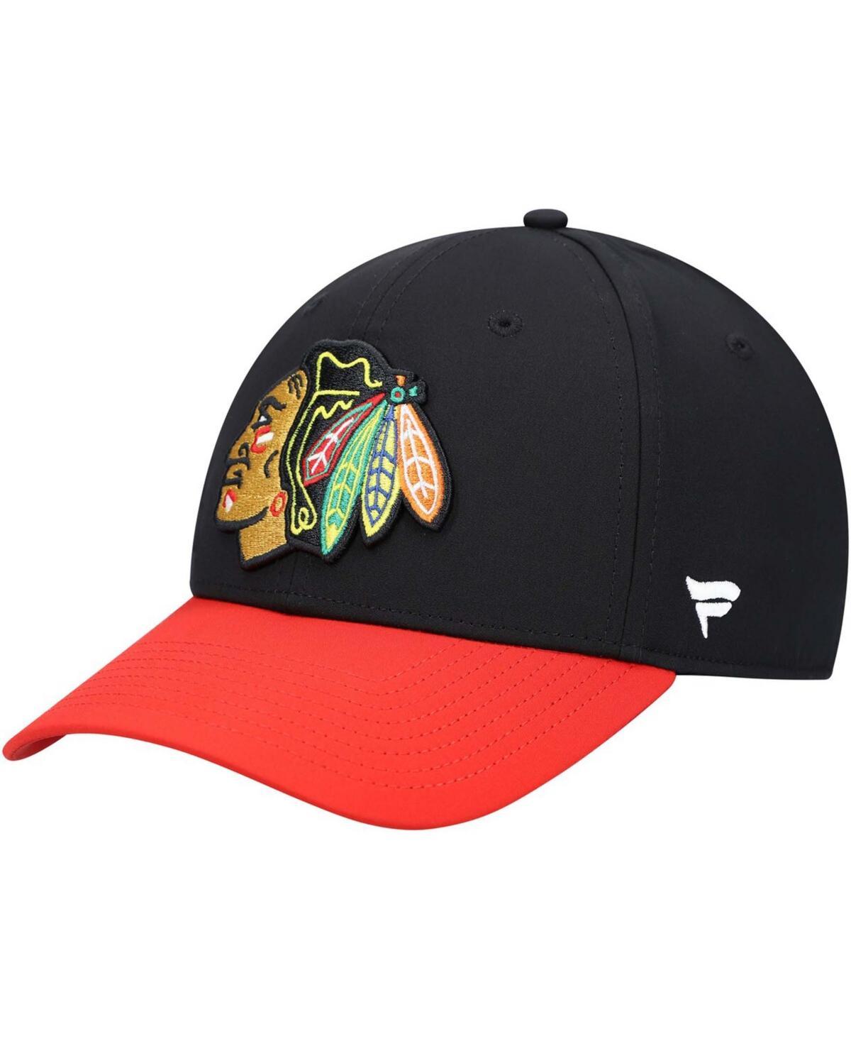 Mens Fanatics Branded Chicago hawks Core Primary Logo Flex Hat Product Image