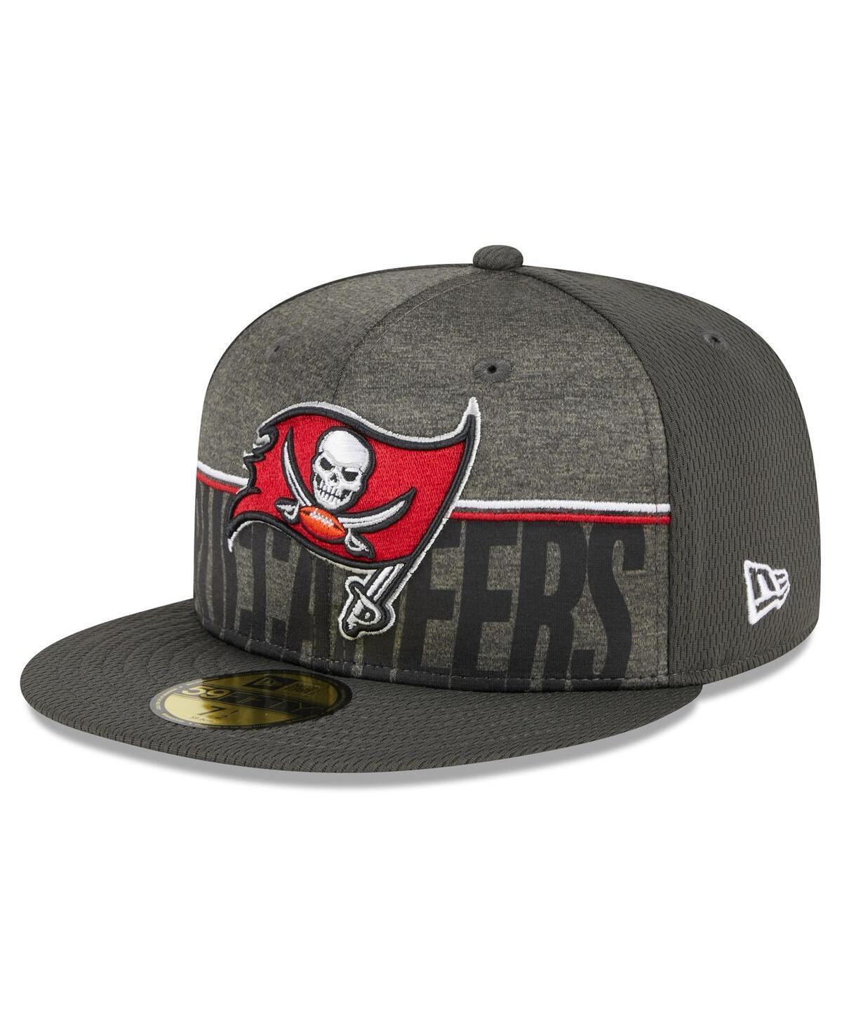 Mens New Era Pewter Tampa Bay Buccaneers 2023 NFL Training Camp 59FIFTY Fitted Hat Grey Product Image