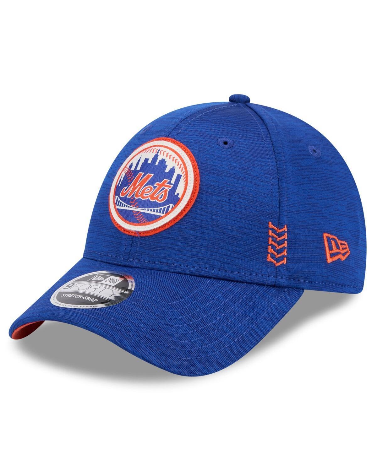 Mens New Era Royal New York Mets 2024 Clubhouse 9FORTY Adjustable Hat Product Image