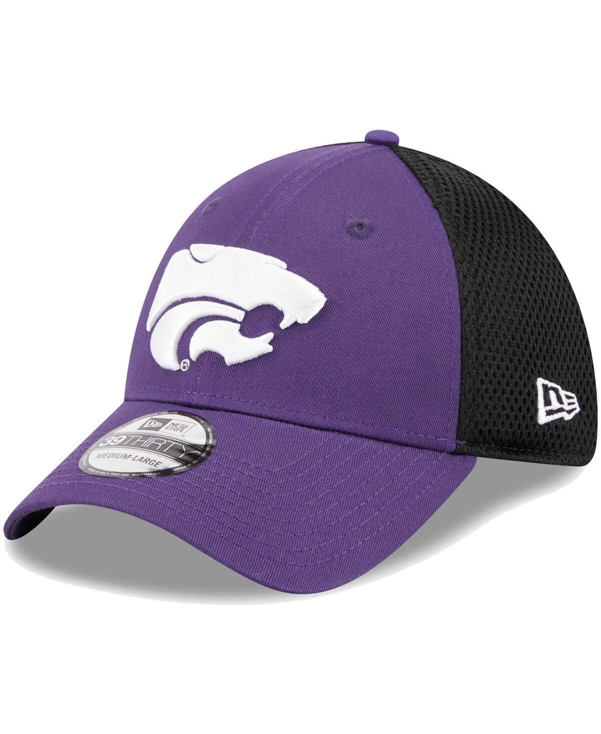 Mens New Era Purple Kansas State Wildcats Evergreen Neo 39THIRTY Flex Hat Product Image