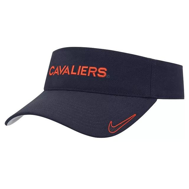 Mens Nike Virginia Cavaliers 2024 Sideline Ace Performance Adjustable Visor, Blue Product Image