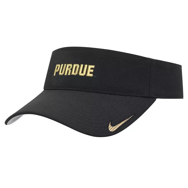 Mens Nike Purdue Boilermakers 2024 Sideline Ace Performance Adjustable Visor Product Image