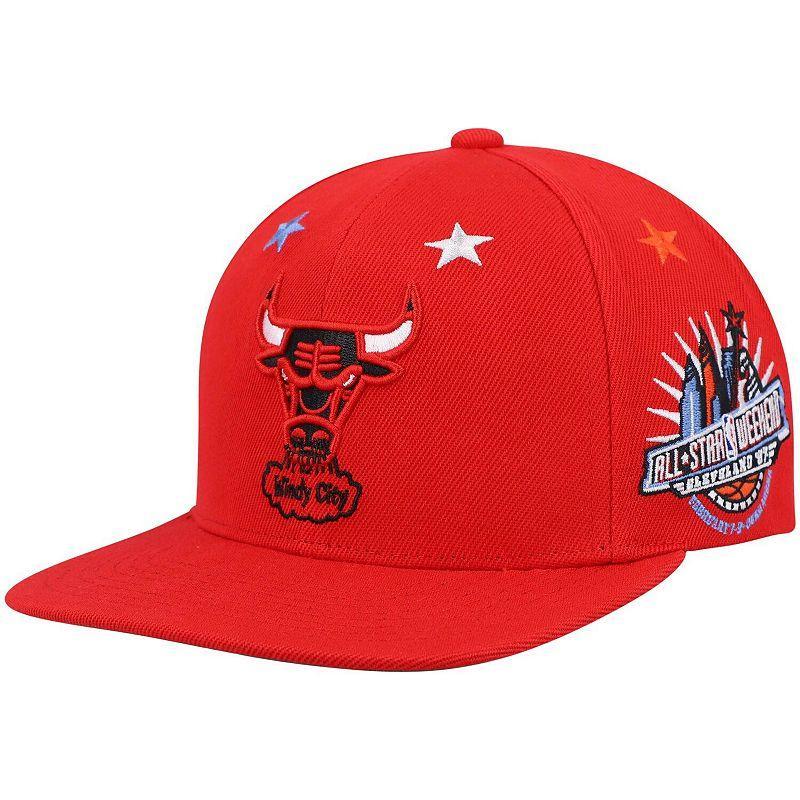 Mens Mitchell & Ness Chicago Bulls Hardwood Classics 1997 NBA All-Star Weekend Top Star Snapback Hat Product Image