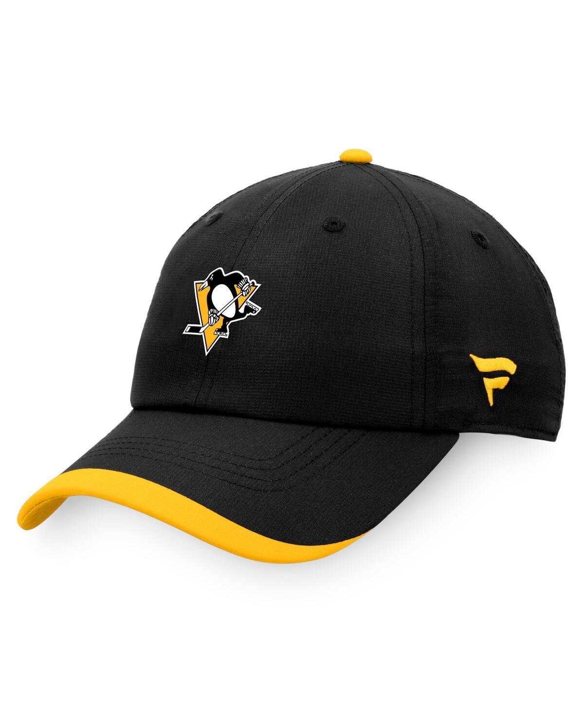 Mens Fanatics Black Pittsburgh Penguins Authentic Pro Rink Pinnacle Adjustable Hat Product Image