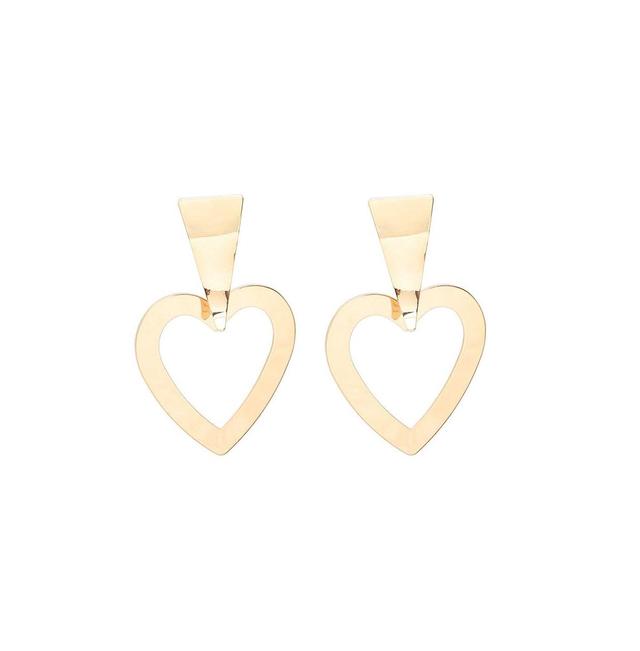 Sohi Womens Heart Drop Earrings Product Image