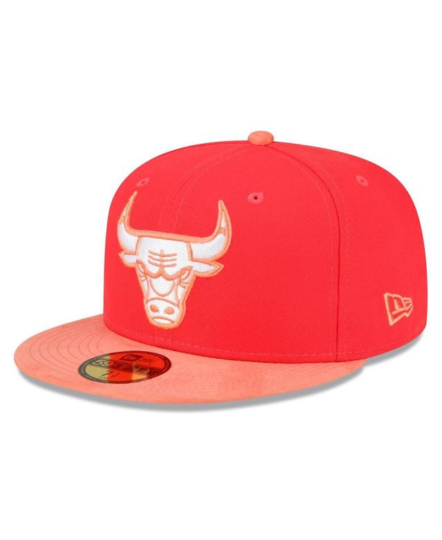 Mens New Era /Peach Chicago Bulls Tonal 59FIFTY Fitted Hat Product Image