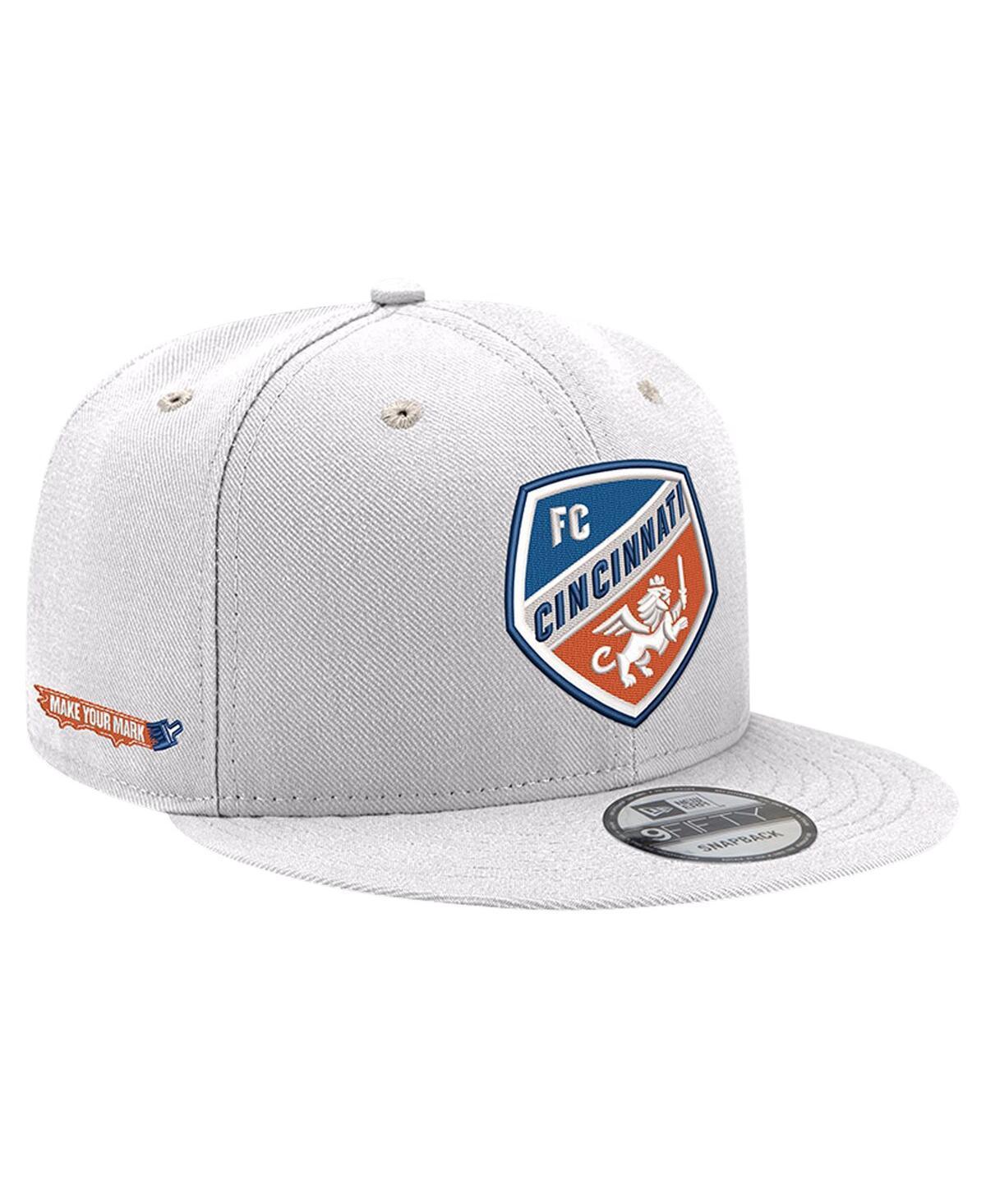 Mens New Era White FC Cincinnati Jersey Hook 9FIFTY Snapback Hat Product Image