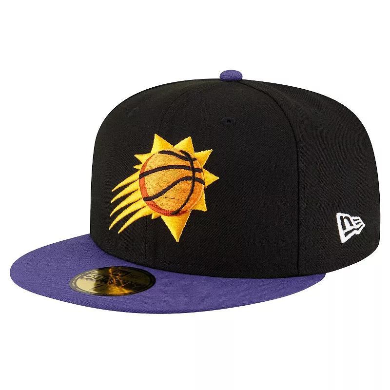 Mens New Era Black/Purple Phoenix Suns 2-Tone 59FIFTY Fitted Hat Product Image