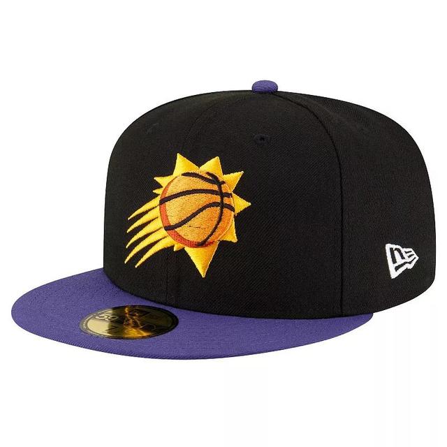 Mens New Era Black/Purple Phoenix Suns 2-Tone 59FIFTY Fitted Hat Product Image