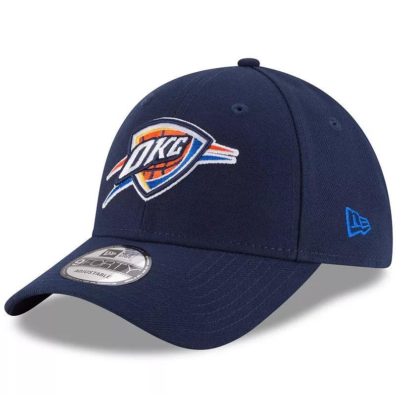 Mens New Era Navy Oklahoma City Thunder Official Team Color 9FORTY Adjustable Hat Product Image