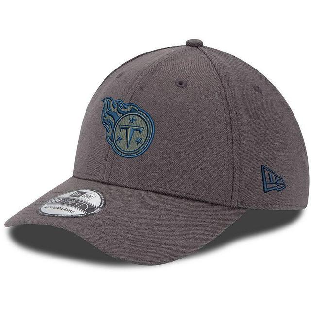 Mens New Era Graphite Tennessee Titans Storm 39THIRTY Flex Hat Product Image