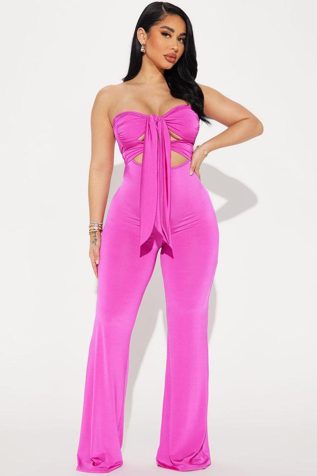 Latest Update Jumpsuit - Magenta Product Image