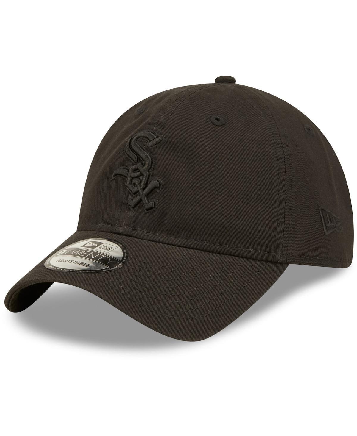 Mens New Era Chicago White Sox Black Core Classic 2.0 9TWENTY Adjustable Hat Product Image