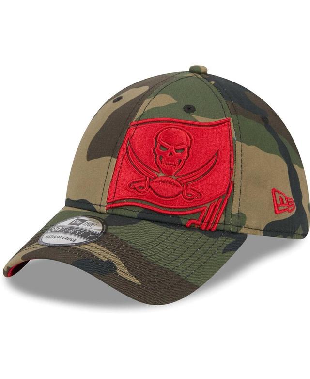 Mens New Era Camo Tampa Bay Buccaneers Punched Out 39THIRTY Flex Hat Product Image