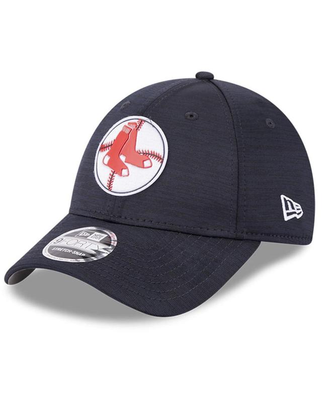 Mens New Era Navy Boston Red Sox 2023 Clubhouse 9FORTY Snapback Hat Product Image