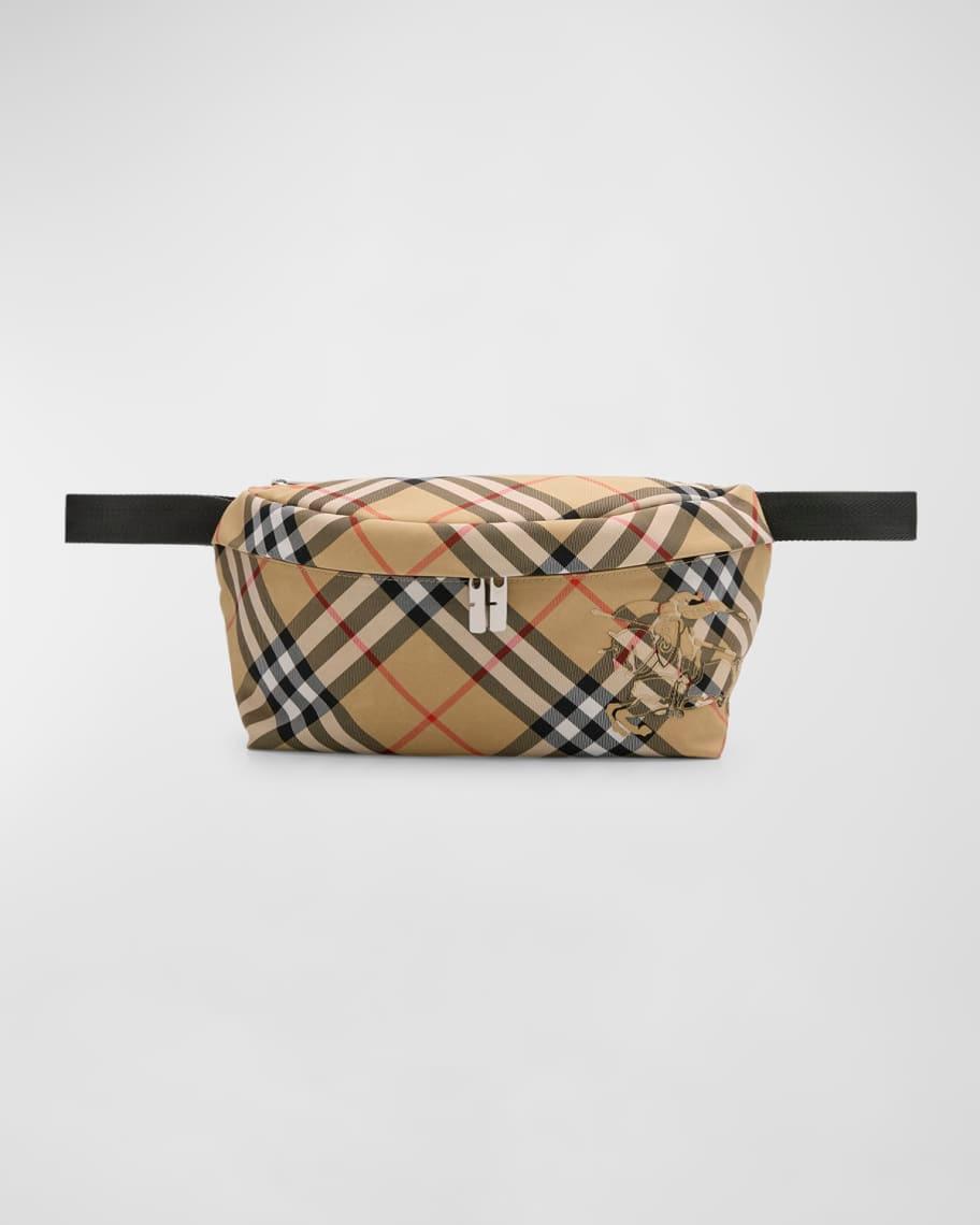 Men's Essential Check Belt Bag Product Image