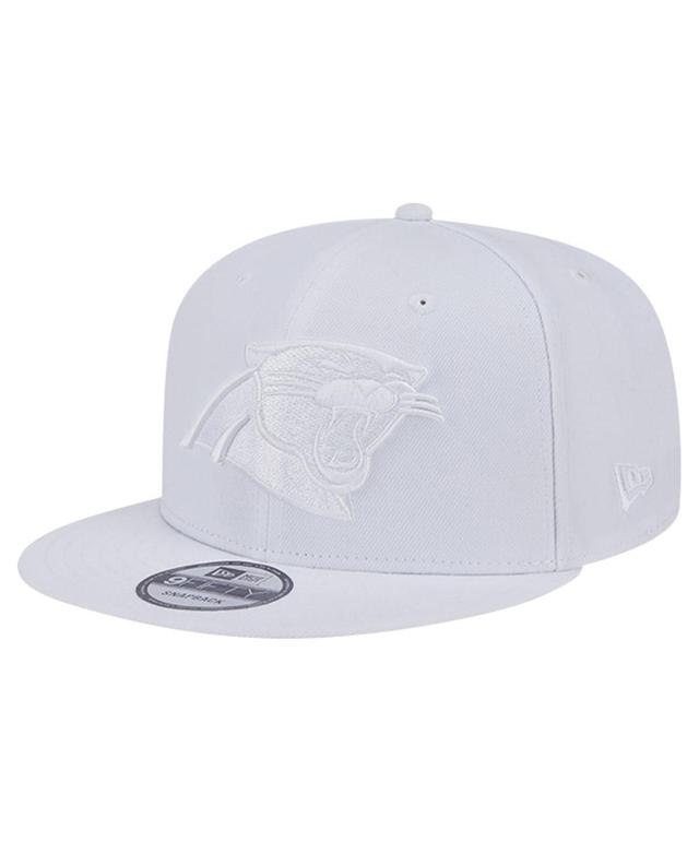 Mens New Era Carolina Panthers Main White 9FIFTY Snapback Hat Product Image