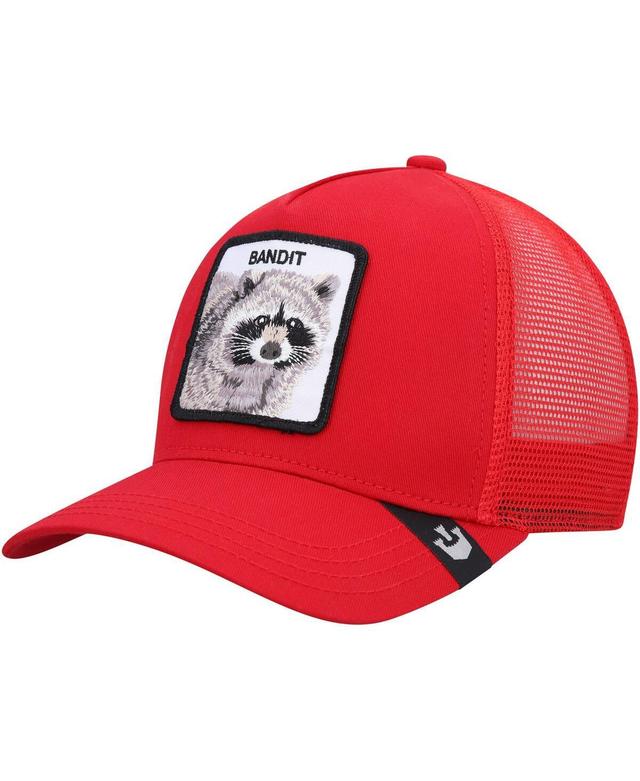 Mens Goorin Bros Red The Bandit Trucker Adjustable Hat Product Image