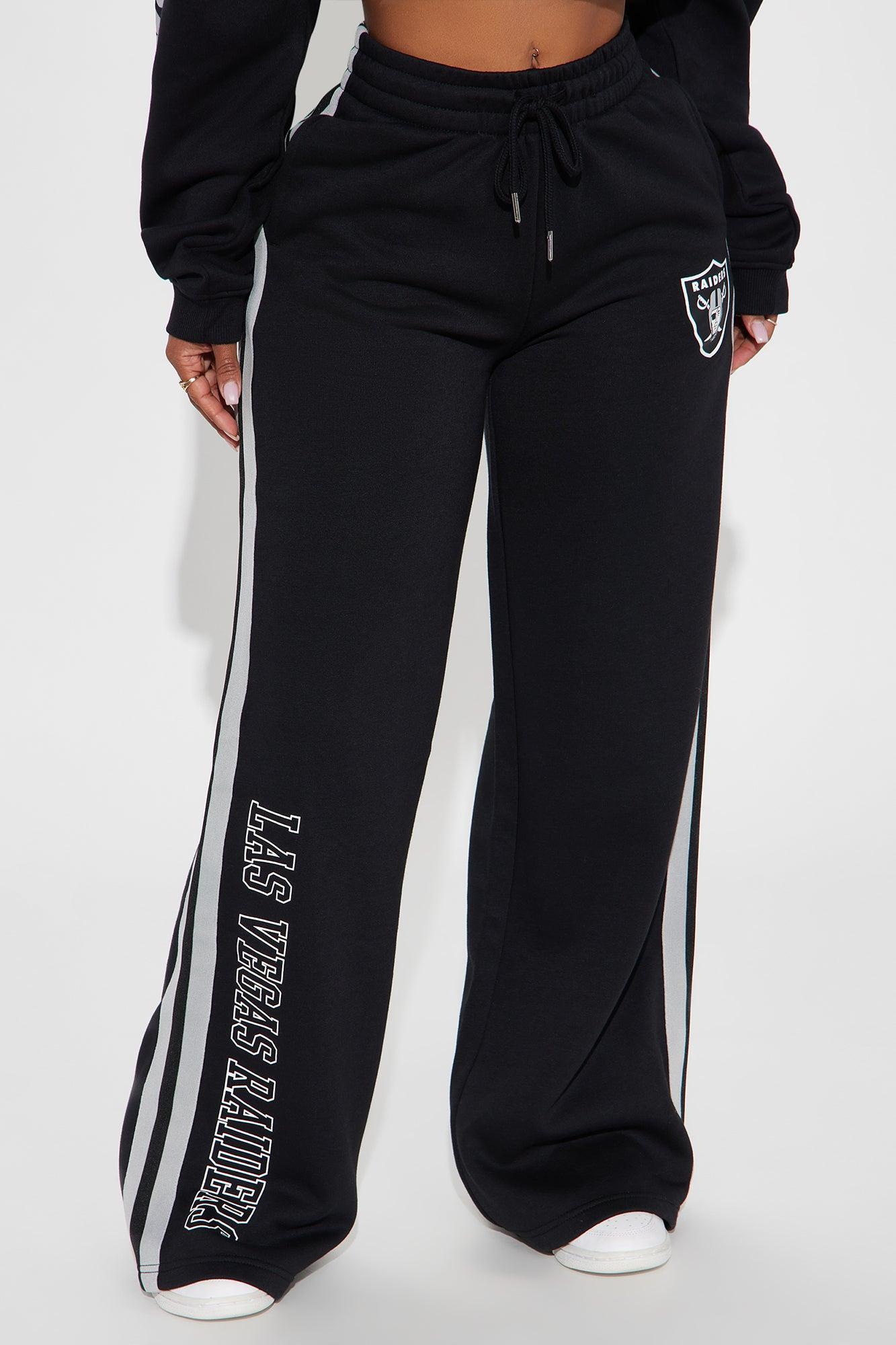 Raiders Second Half Come-Back Wide Leg Pant - Black Product Image