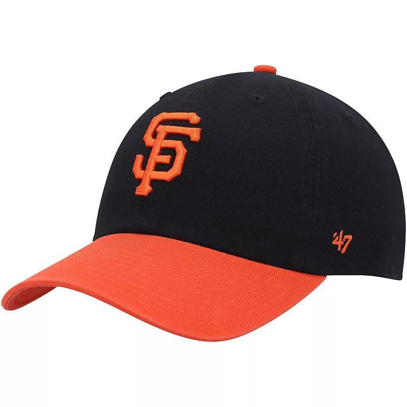 Mens 47 /Orange San Francisco Giants Clean Up Adjustable Hat Product Image