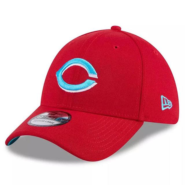 Mens New Era Red Cincinnati Reds 2024 Fathers Day 39THIRTY Flex Hat Product Image