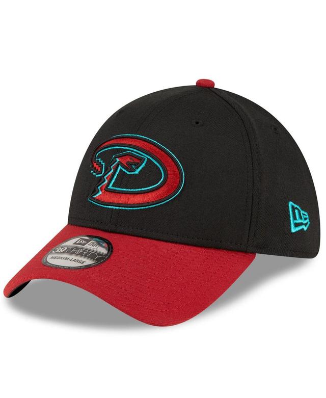 Mens New Era /Red Arizona Diamondbacks Road Team Classic 39THIRTY Flex Hat Product Image