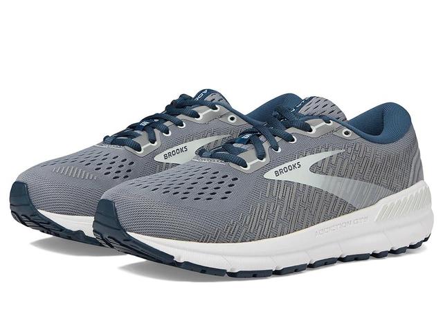 Brooks Addiction GTS 15 (Grey/Navy/Aqua) Women's Shoes Product Image