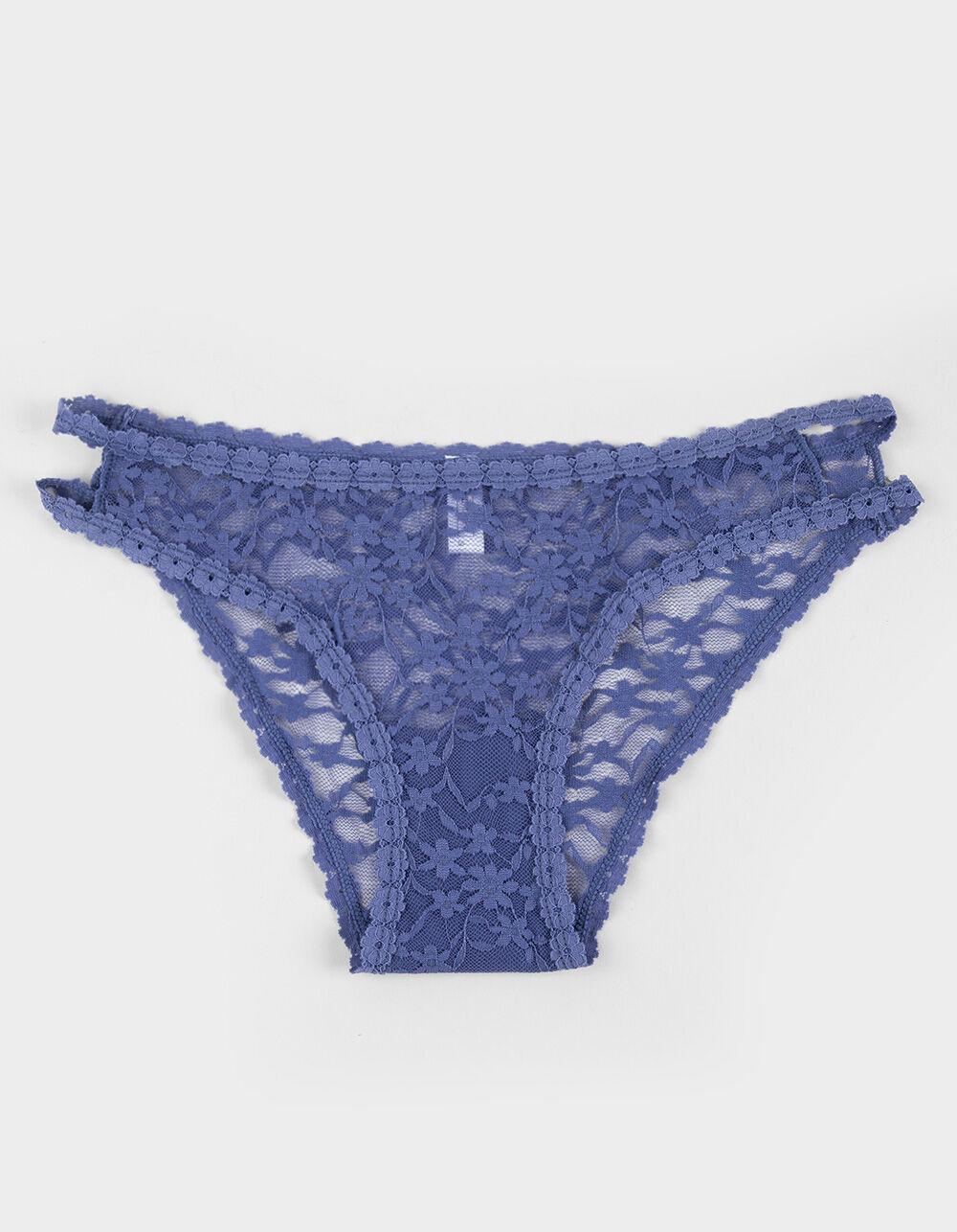 FULL TILT Daisy Lace Trim Cheeky Panties Product Image