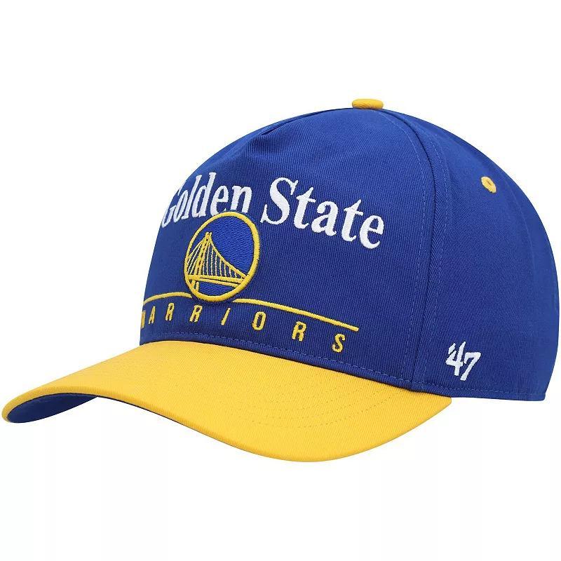 Mens 47 Royal/Gold Golden State Warriors Super Hitch Adjustable Hat Product Image