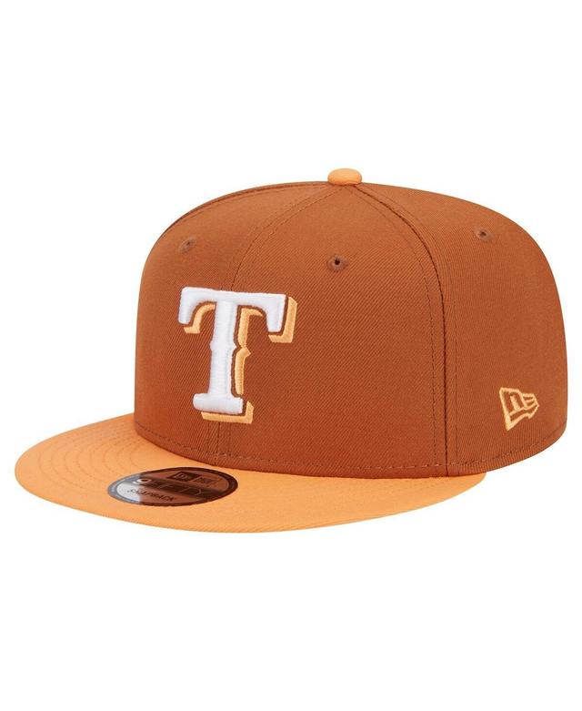 Mens New Era Texas Rangers Spring Color Two-Tone 9FIFTY Snapback Hat Product Image