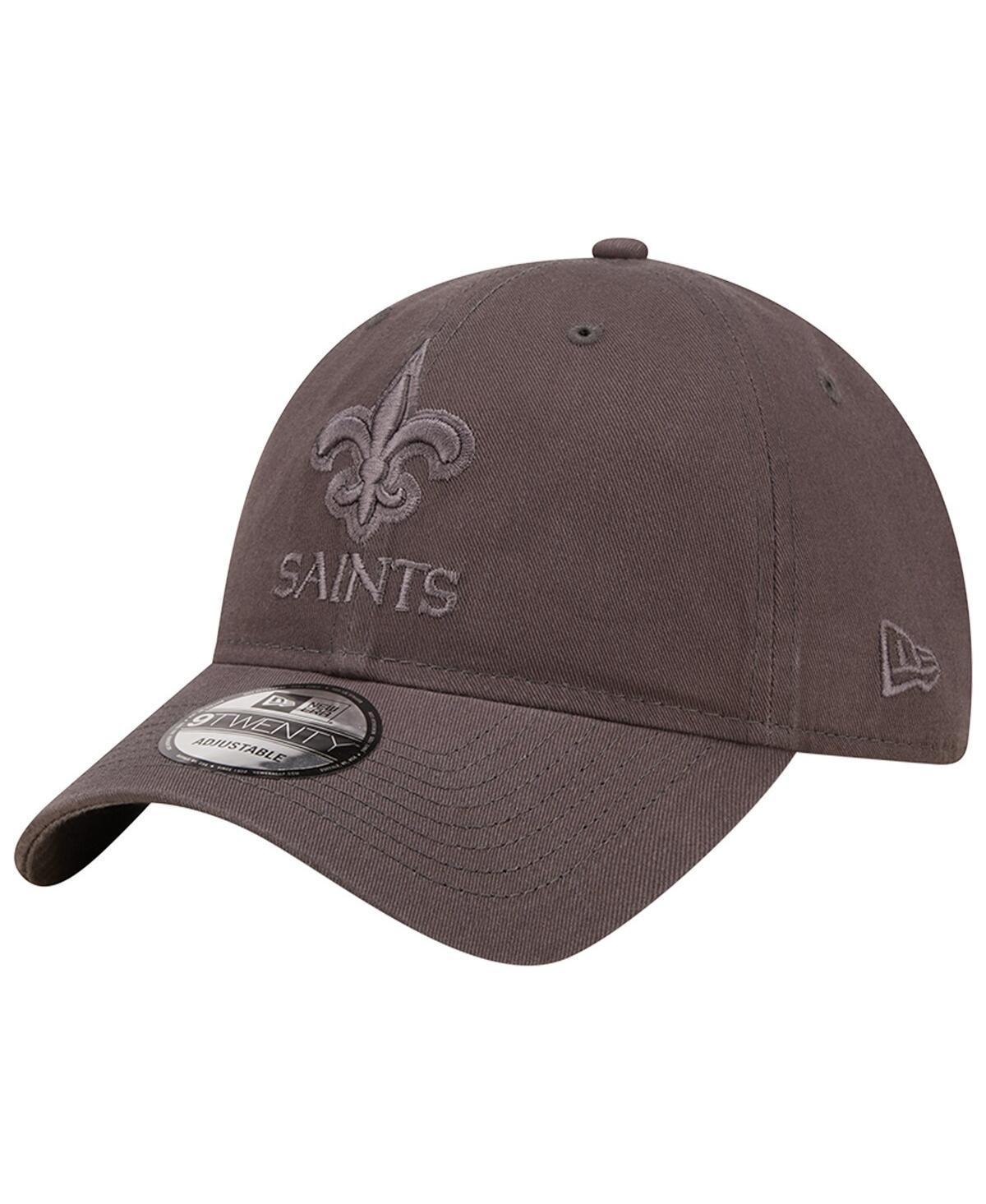 Mens New Era Graphite New Orleans Saints Core Classic 2.0 Tonal 9TWENTY Adjustable Hat Product Image